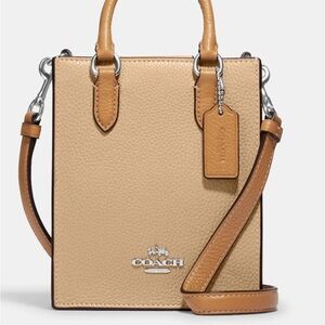 Coach North South Mini Tote in Colorblock